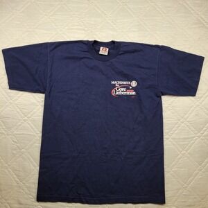 Bay Side Vintage 2000 Machinists for Gore Liberman blue T shirt size XL USA
